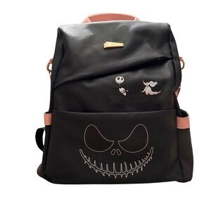 Disney Nightmare Before Christmas Jack Skellington Zero Backpack Goth Pink Black